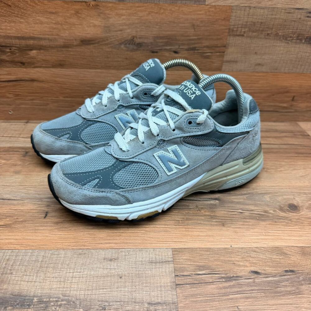 New Balance 993 Women's Size 7.5 Castle Rock Gray Mesh/Suede sneakers
